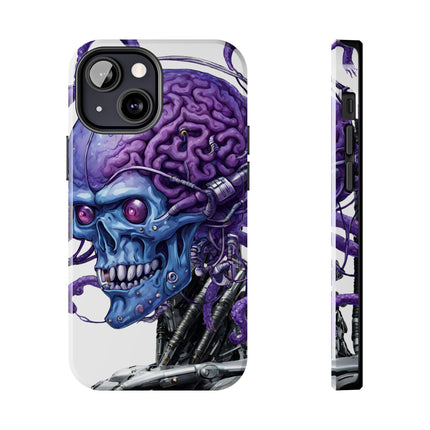 BLUE ALIEN SKULL Phone Case