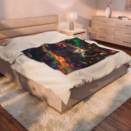 TRIPPY SNAIL GUIDER Psychedelic Blanket