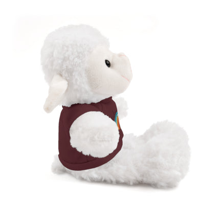 FIND YOUR INNER HAPPY PLACE Inspirational Rainbow Stuffed Animal