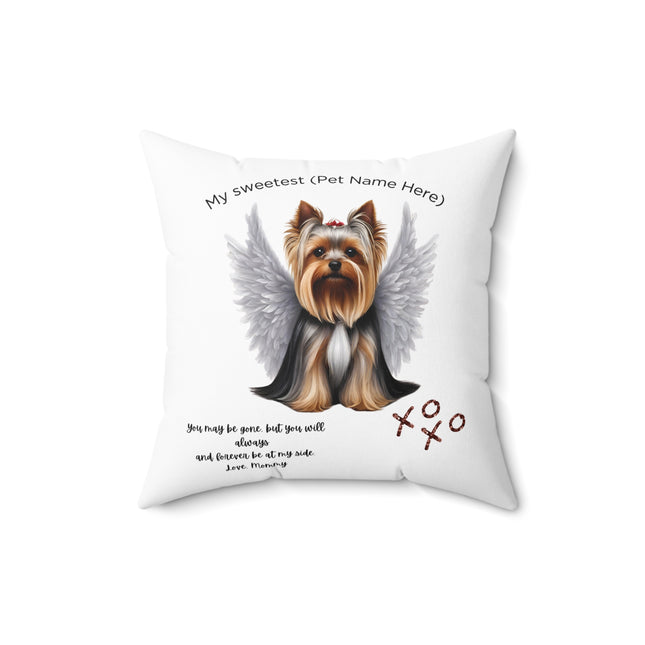 PERSONALIZED PET MEMORIAL PILLOW, Yorkshire Terrier