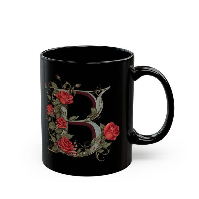 CUSTOM Personalized Letter B and Name Coffee Cup | Mom, Grandma, Aunt Gift