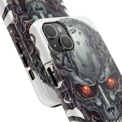 TENTACLED METAL ALIEN SKULL Phone Case