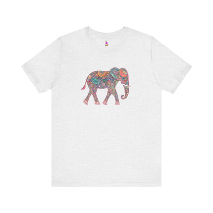 PATTERN ELEPHANT T-Shirt - Beautiful Decorative Animal Art Tee