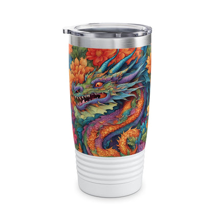 JAPANESE DRAGON FLORAL Tumbler