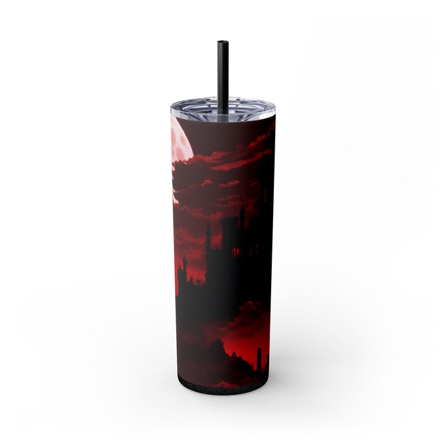 THE CURSED NIGHT BEGINS - Video Game Inspired Insulated Skinny Tumbler