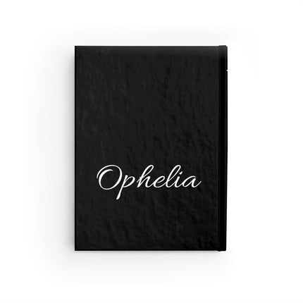 Personalized Letter O Diary | Custom Companion Journal | Hardcover Daily Life Log Black Book | Birthday, Wedding, Grandma, Grandmother Gift