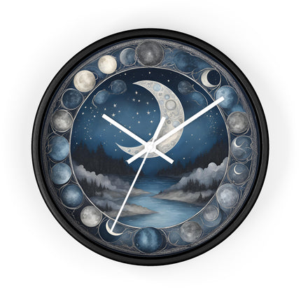 MOON PHASES Wall Clock