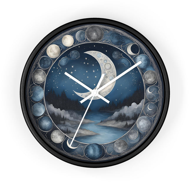 MOON PHASES Wall Clock
