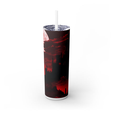 THE CURSED NIGHT BEGINS - Video Game Inspired Insulated Skinny Tumbler