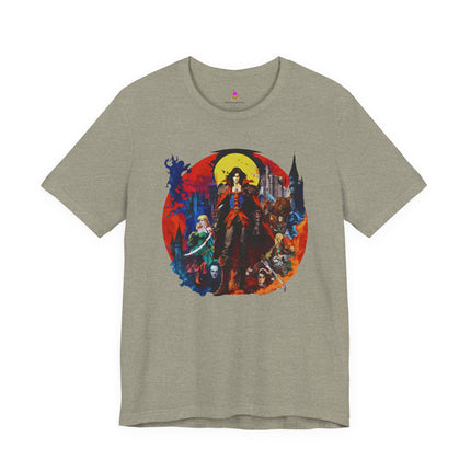 ALIGNED UNDER THE LIGHT OF THE MOON Video Game Inspired T-Shirt - Lunar Gaming Art Tee