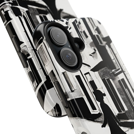 VINTAGE CITY CAT ALLEY WAY Phone Case