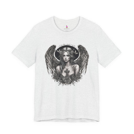 BROKEN BUTTERFLY ANGEL T-Shirt - Damaged Beauty Spiritual Art Tee