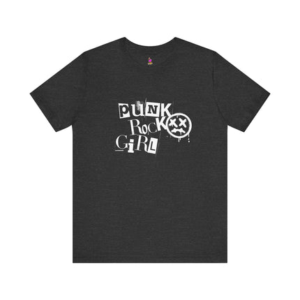 PUNK ROCK GIRL T-Shirt - Rebellious Music Alternative Fashion Tee