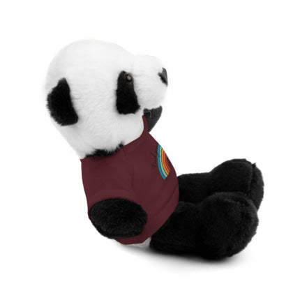 FIND YOUR INNER HAPPY PLACE Inspirational Rainbow Stuffed Animal