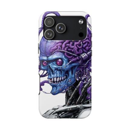 BLUE ALIEN SKULL Phone Case