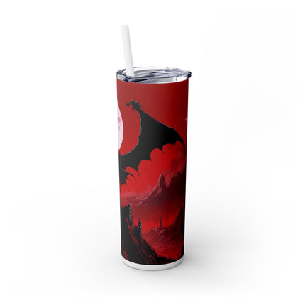 ONLY THE NIGHT CAN SPAWN SUCH EVIL - Video Game Inspired Insulated Skinny Tumbler