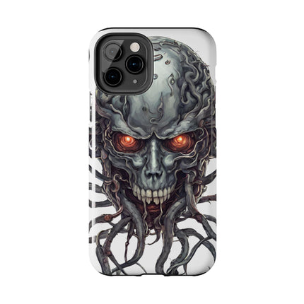 TENTACLED METAL ALIEN SKULL Phone Case