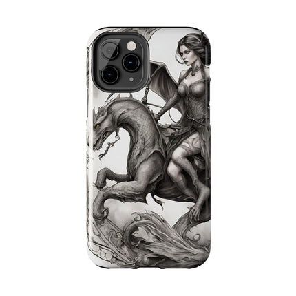 DRAGON AND MORPHING REPTILIAN BEAUTY Phone Case