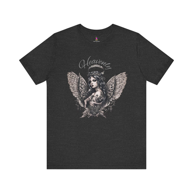 HEAVENLY Butterfly Winged Angel T-Shirt - Beautiful Spiritual Art Tee