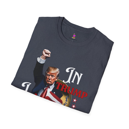 IN TRUMP I TRUST President Donald Trump Fight T-Shirt - MAGA Tee
