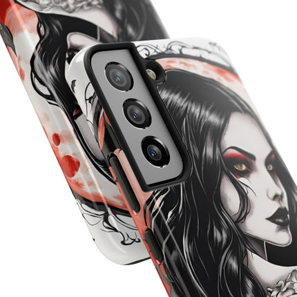 VAMPIRESS UNDER THE BLOOD MOON Phone Case