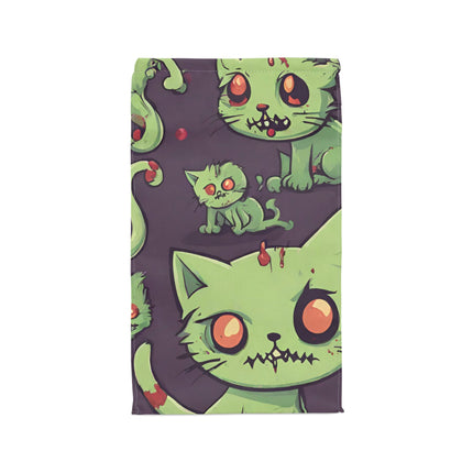 Zombie Cat Lunch Bag, Cute Walking Dead Kittens Polyester Insulated Food Carrier, Child Adult & Teen Work Office School Gift Meal Traveler