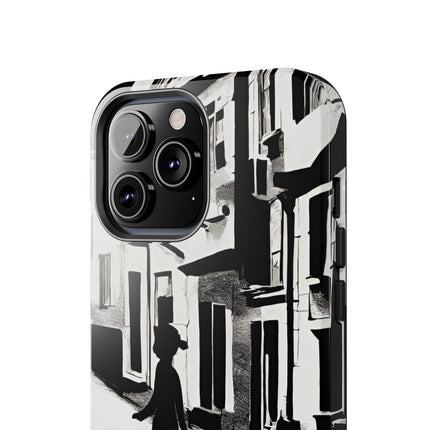 VINTAGE CITY CAT ALLEY WAY Phone Case