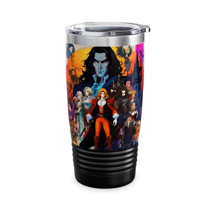 THE FACE OF HIDDEN EVIL OVERSHADOWS THE DUSK - Video Game Inspired Collage Tumbler