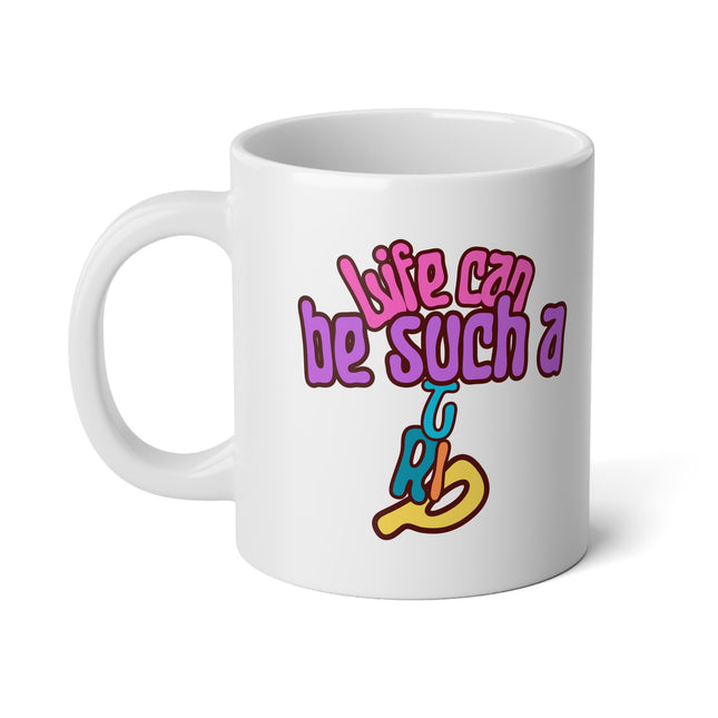 LIFE CAN BE SUCH A TRIP Psychedelic Mushroom 20oz Coffee Mug