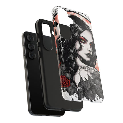 VAMPIRESS UNDER THE BLOOD MOON Phone Case