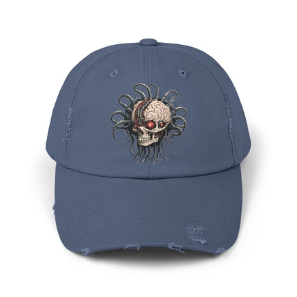 ALIEN MESH TENTACLED BRAIN Video Game Inspired Ball Cap