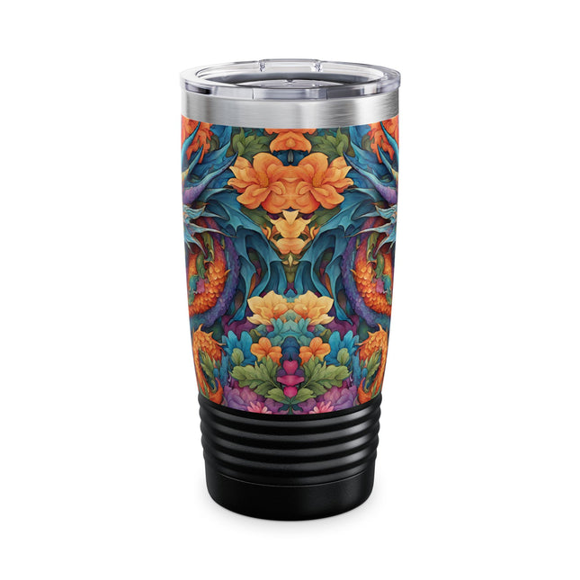 JAPANESE DRAGON FLORAL Tumbler