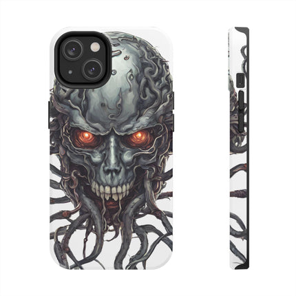 TENTACLED METAL ALIEN SKULL Phone Case