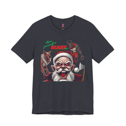 HAVE YOURSELF A SCARY LITTLE CHRISTMAS Psycho Santa and Reinwolves T-Shirt