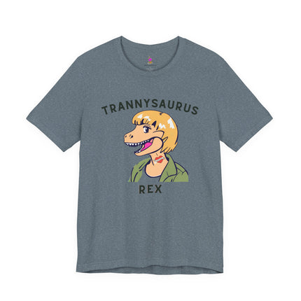 TRANNYSAURUS REX T-Shirt - Funny Dinosaur Parody Humor Tee