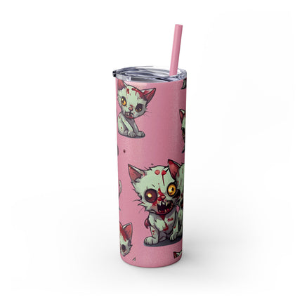 ZOMBIE KITTIES Skinny Tumbler - Mutated Kitten Zombies Insulated Cup