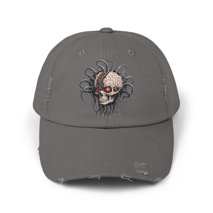ALIEN MESH TENTACLED BRAIN Video Game Inspired Ball Cap