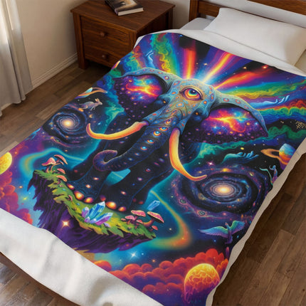 KING OF THE MAMMALVERSE Psychedelic Blanket