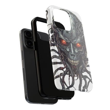 TENTACLED METAL ALIEN SKULL Phone Case