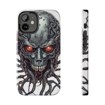 TENTACLED METAL ALIEN SKULL Phone Case