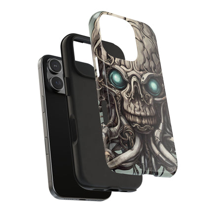 ALIEN IRON TENTACLED SKULL Phone Case