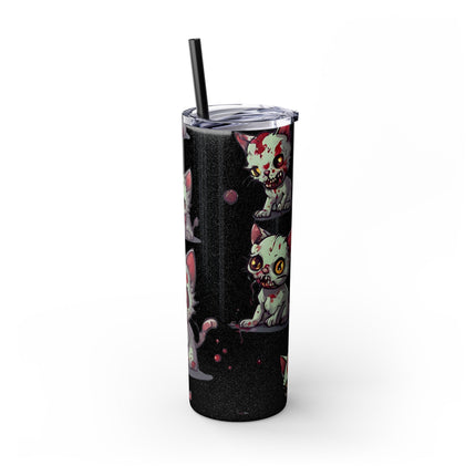 ZOMBIE KITTIES Skinny Tumbler - Mutated Kitten Zombies Insulated Cup