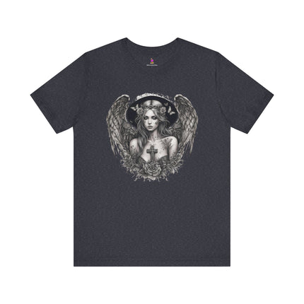 BROKEN BUTTERFLY ANGEL T-Shirt - Damaged Beauty Spiritual Art Tee