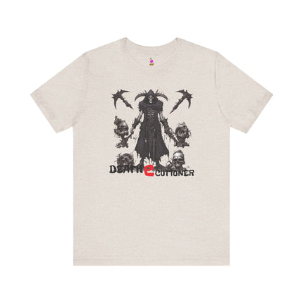 DEATHeCUTIONER Series Grim Reaper T-Shirt - Dark Fantasy Horror Art Tee