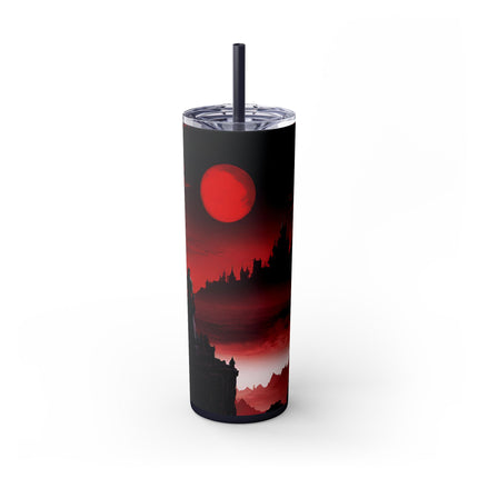 WHAT A HORRIBLE NIGHT TO TRAVERSE THE DARKNESS - Video Game Inspired Skinny Tumbler