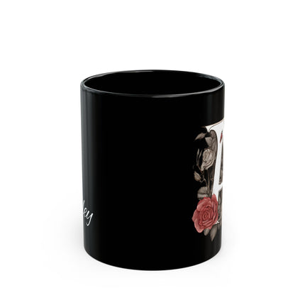 CUSTOM Personalized Letter A and Name Coffee Cup | Mom, Grandma, Aunt Gift