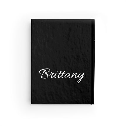 Personalized Letter B Diary | Custom Companion Journal | Hardcover Daily Life Log Black Book | Birthday, Wedding, Grandma, Grandmother Gift