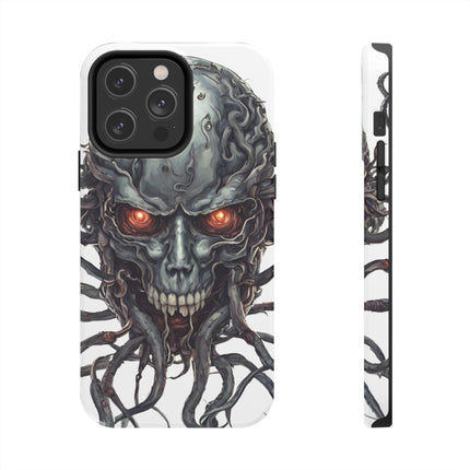 TENTACLED METAL ALIEN SKULL Phone Case
