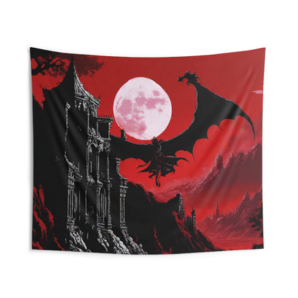 ONLY THE NIGHT CAN SPAWN SUCH EVIL Video Game Inspired Wall Tapestry