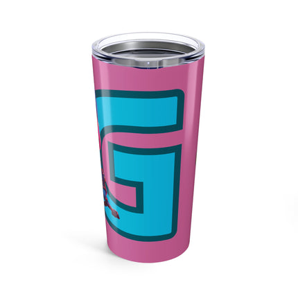 CUSTOM LETTER G PERSONALIZED KIDS WARRIOR CAT GIRLS Tumbler